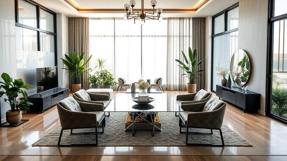 Aplicações do Nanoglass no Design de Interiores