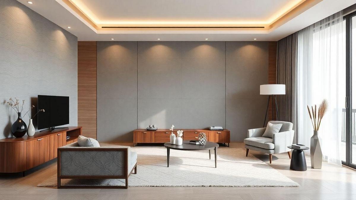 Painéis Decorativos e Acabamentos Modernos