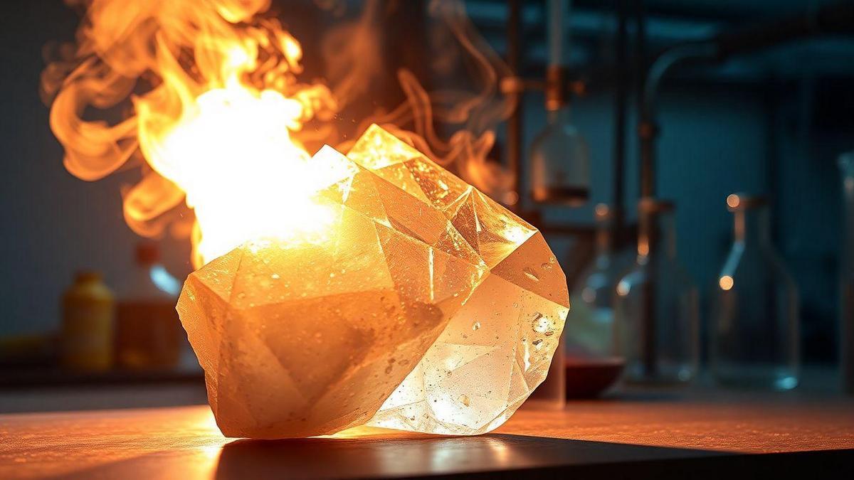 Propriedades do Quartzo em Altas Temperaturas