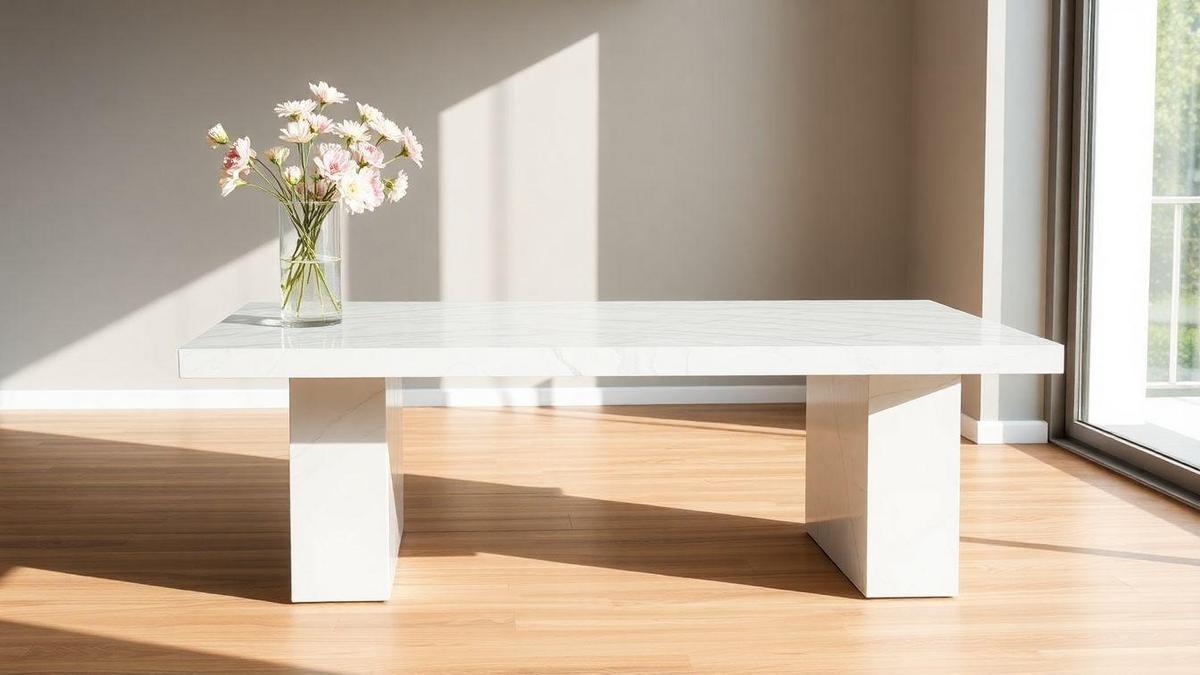 Mármore e vidro: elegância e leveza