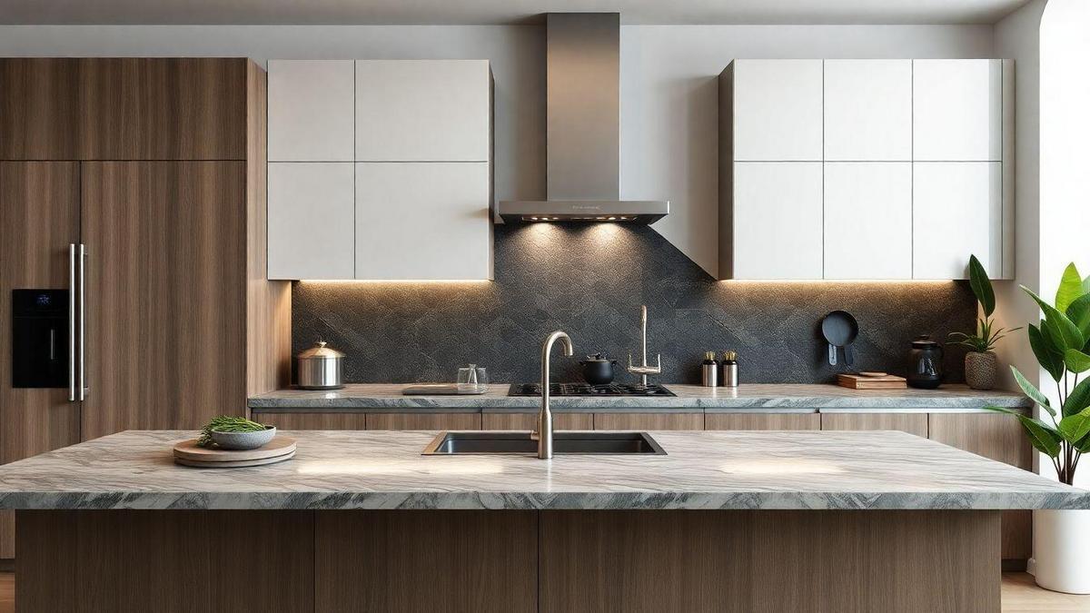 Tipos de Acabamento de Mármore para Cozinhas Modernas