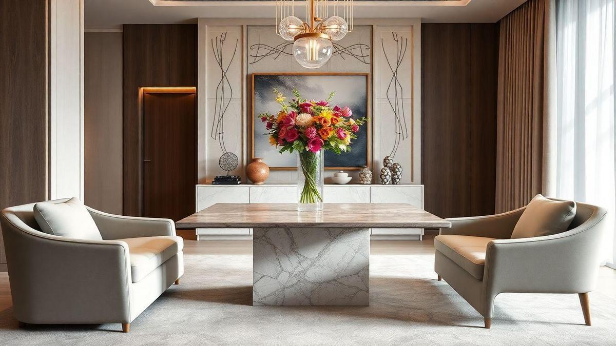 Usos criativos do mármore na decoração