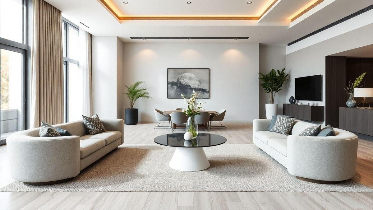Vantagens das combinações de mármore e vidro na decoração