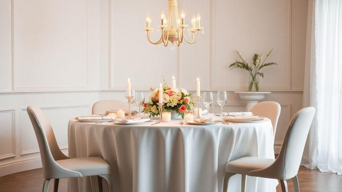A importância da decoração de mesa de jantar