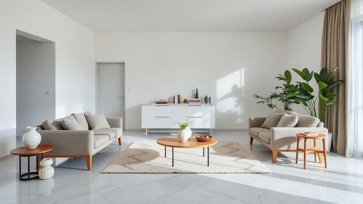 Acessórios decorativos que combinam com mármore em diferentes ambientes