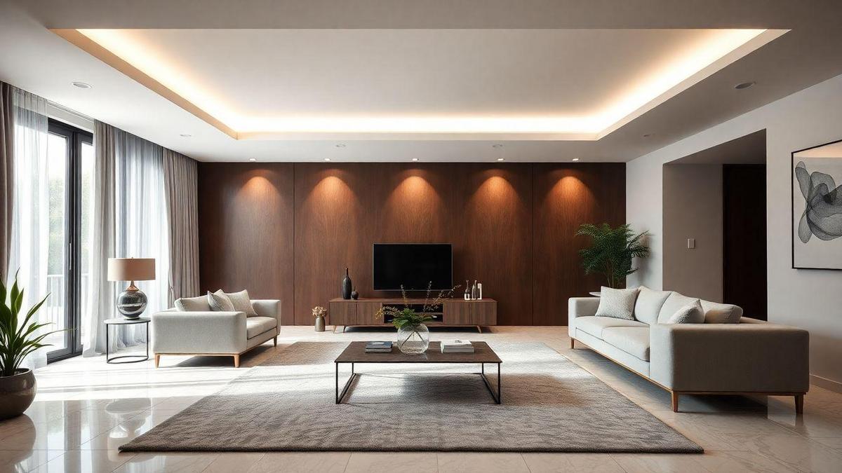 Iluminação Contemporânea e Mármore