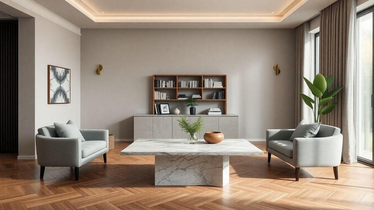 Ambientes decorados com quartzo: exemplos inspiradores