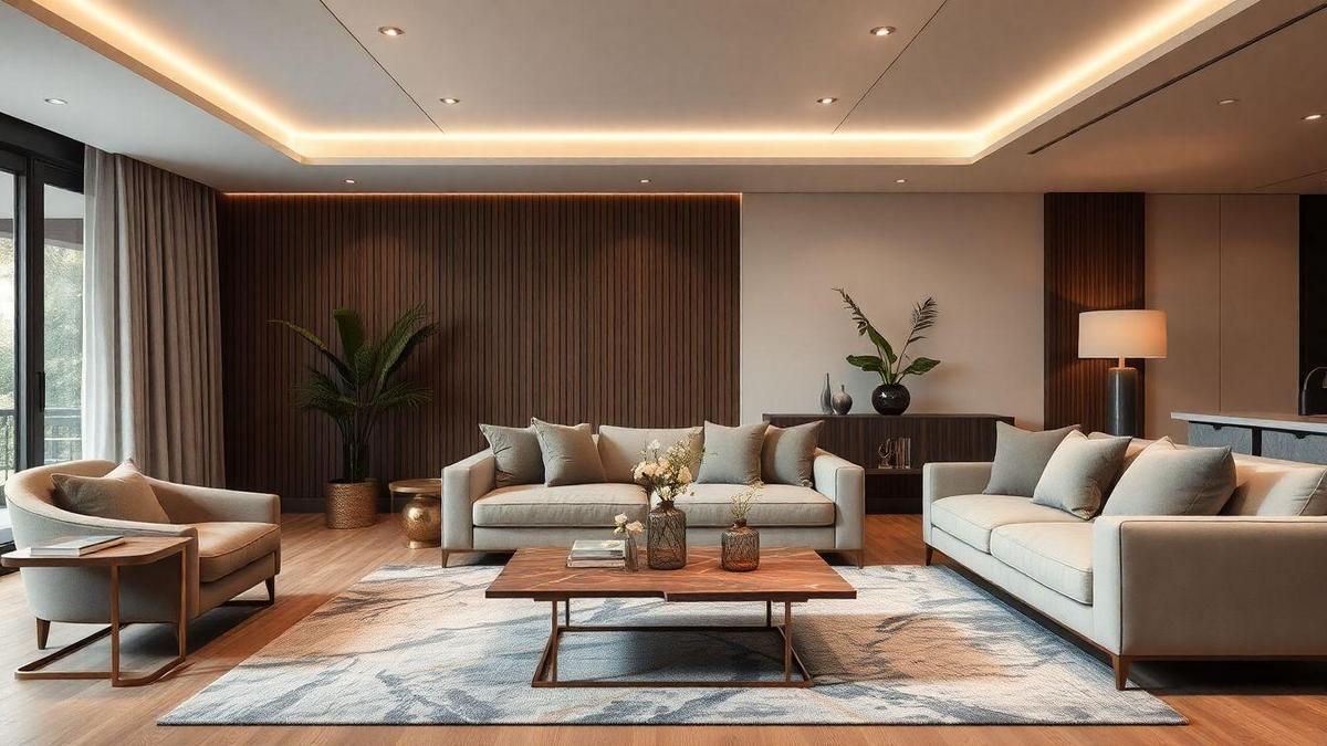 Benefícios das combinações de mármore e metal na decoração