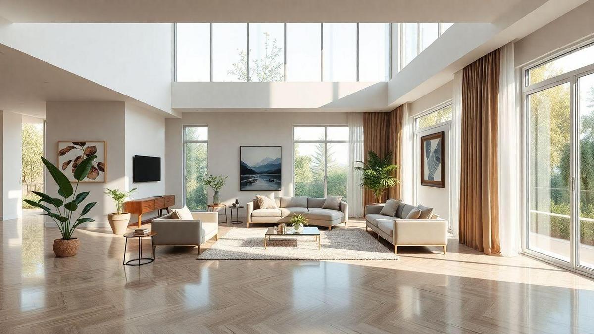 Design de Interiores com Mármore e Luz Natural