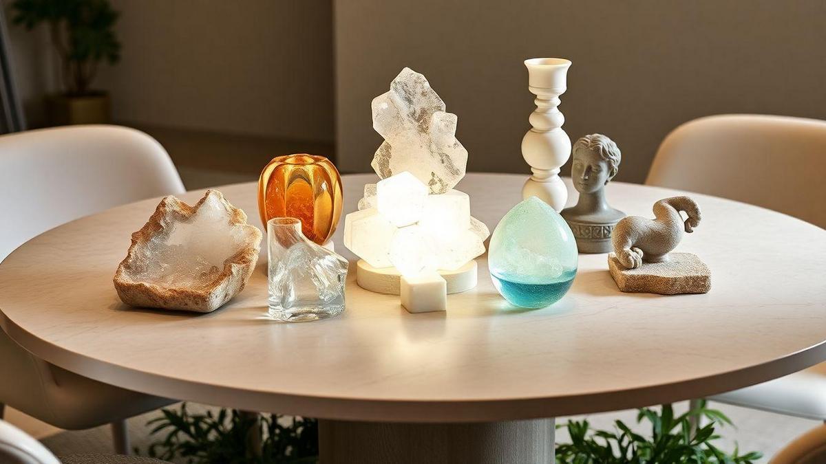 Elementos decorativos com quartzo que você pode usar