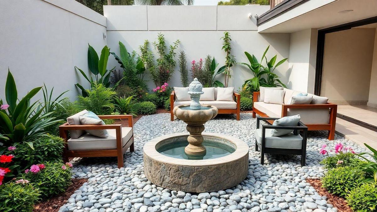 Ideias criativas para ambientes externos com quartzo
