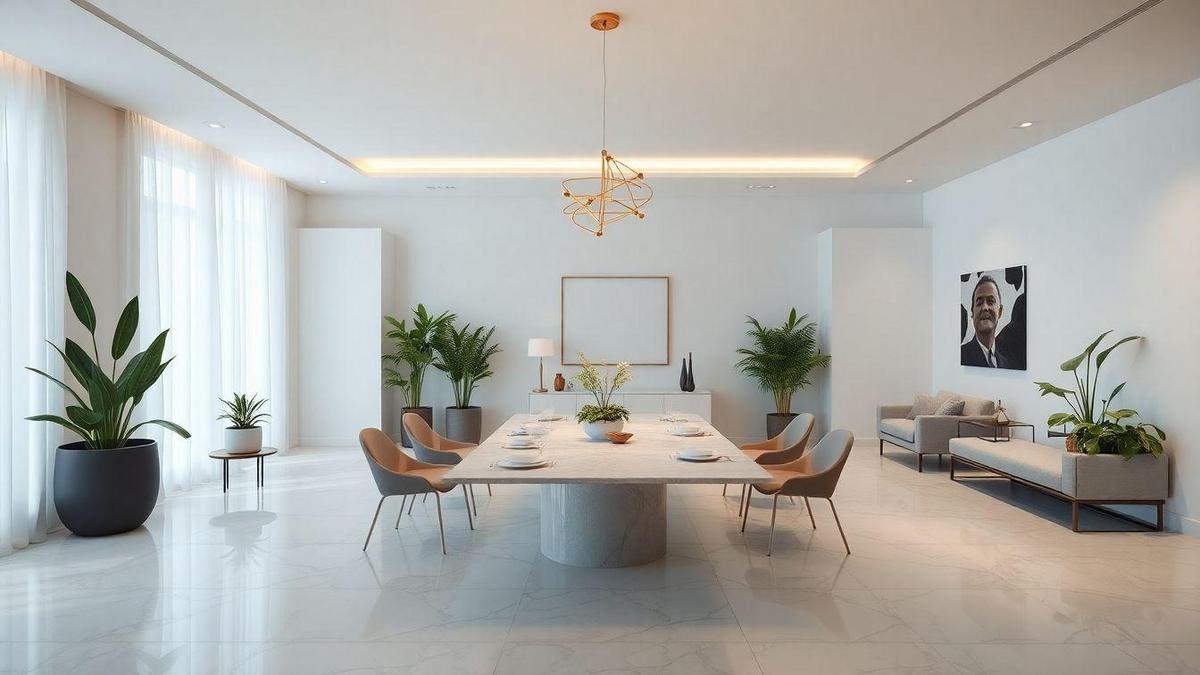 Iluminação e Quartzo: Uma Combinação Perfeita