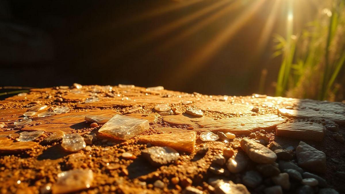 Impacto térmico do calor em superfícies de quartzo