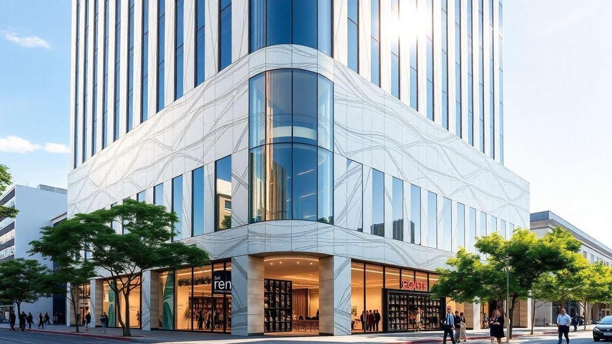 Valor Agregado do Mármore na Arquitetura Comercial