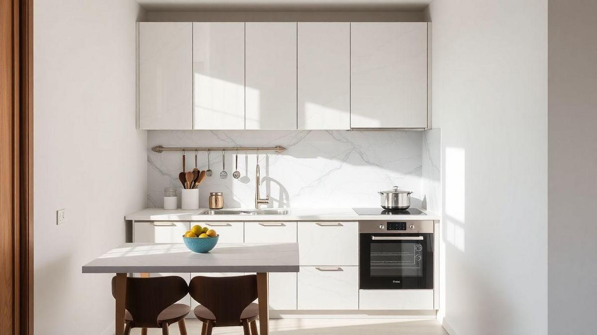 Vantagens do Mármore em Cozinhas Pequenas