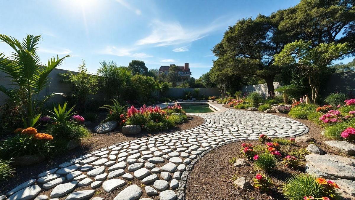 Aplicações de Quartzito em Revestimentos de Jardim