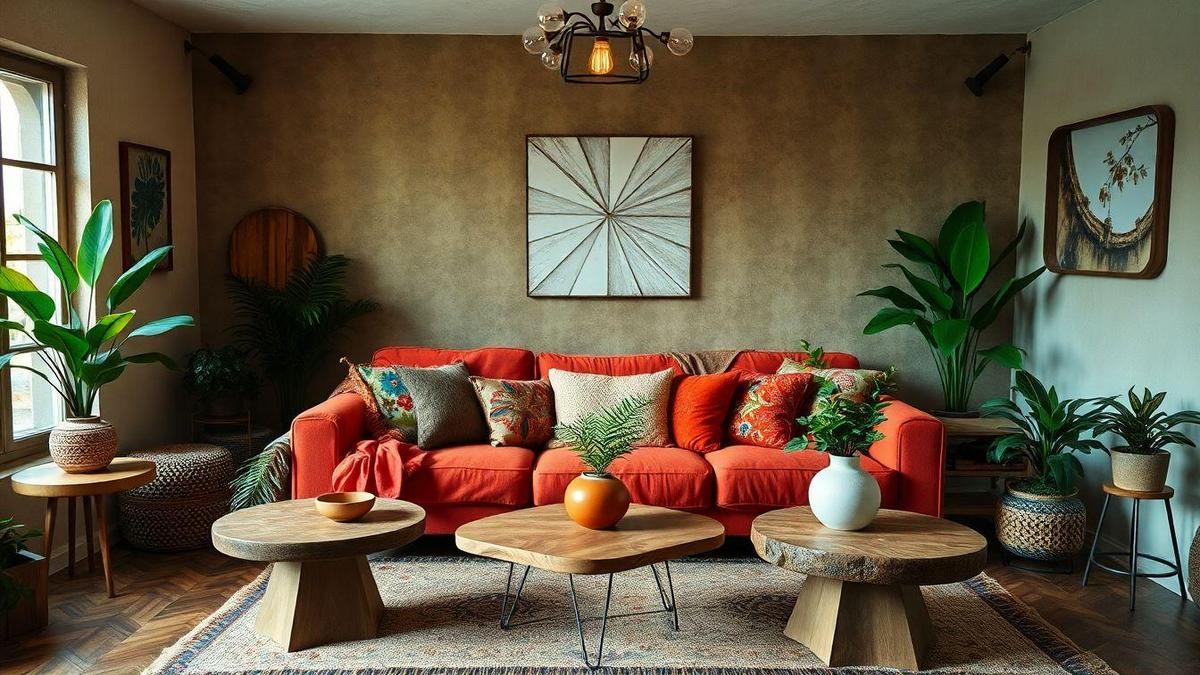 Boho chic mármore: elegância e descontração