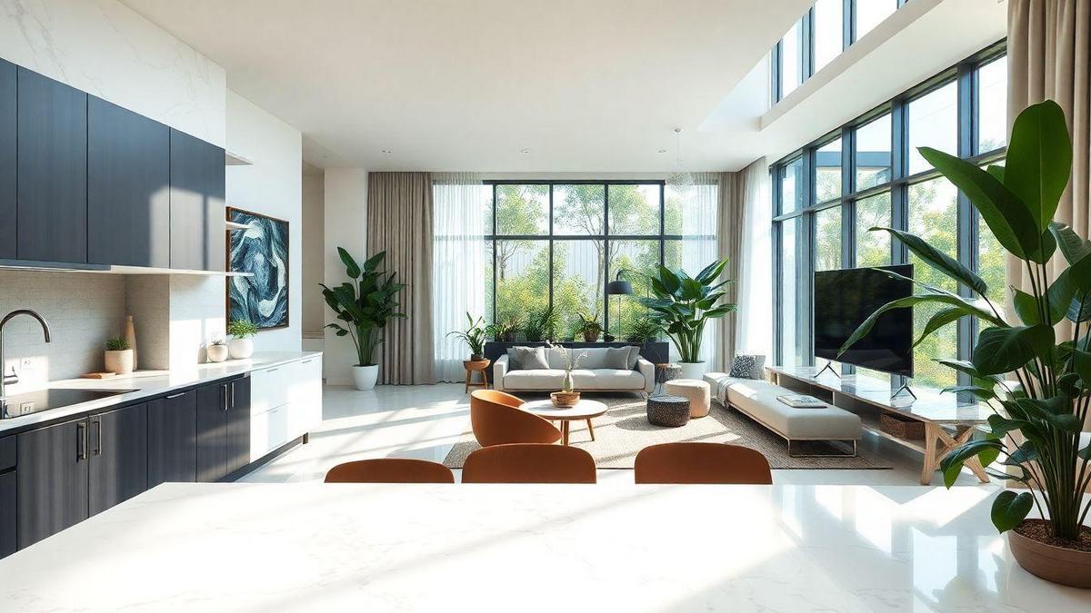 Quartzo Ecológico em Interiores