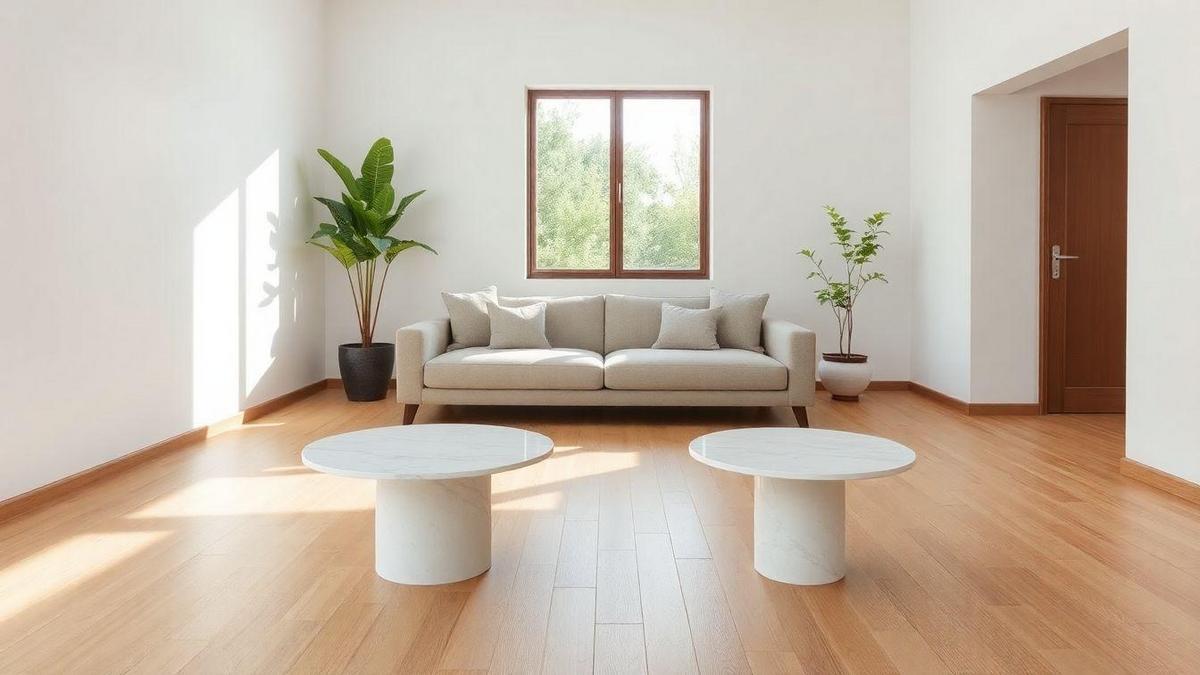 Quartzo na decoração minimalista: simplicidade e elegância