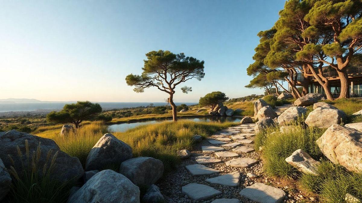 Sustentabilidade em Paisagismo com Quartzito