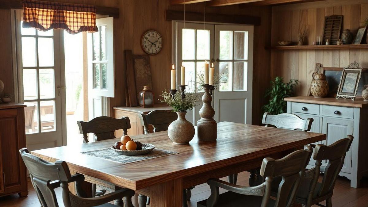 Toques decorativos de mármore para interiores rústicos