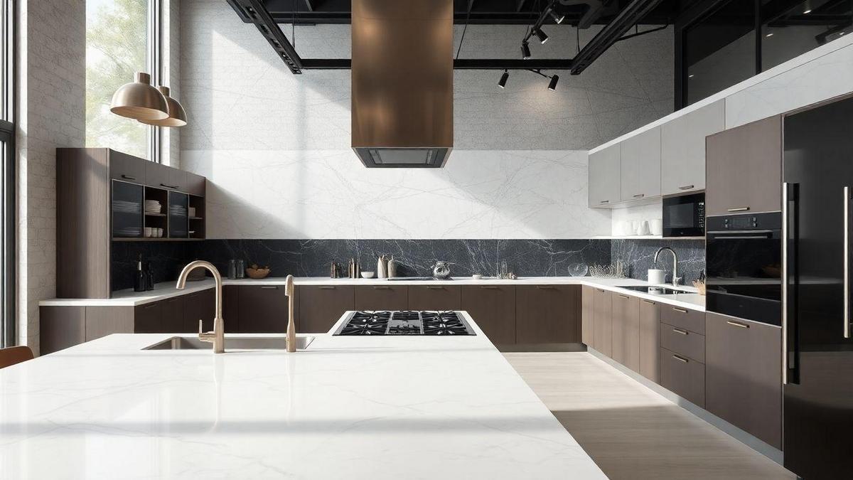 Vantagens do Quartzo em Cozinhas Comerciais