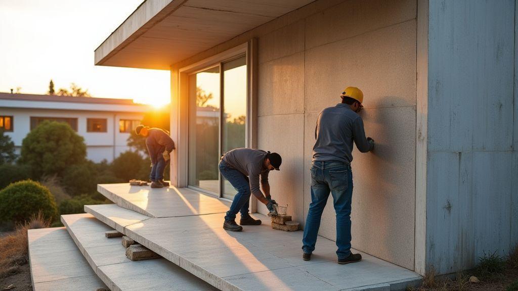Instalação de pedras externas Marmoraria Petra em São Bernardo do Campo