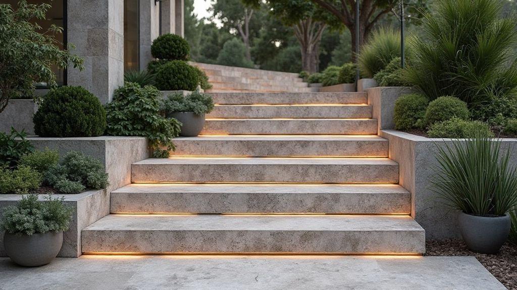 Acabamento e segurança do acabamento de escada com pedra em São Bernardo do Campo